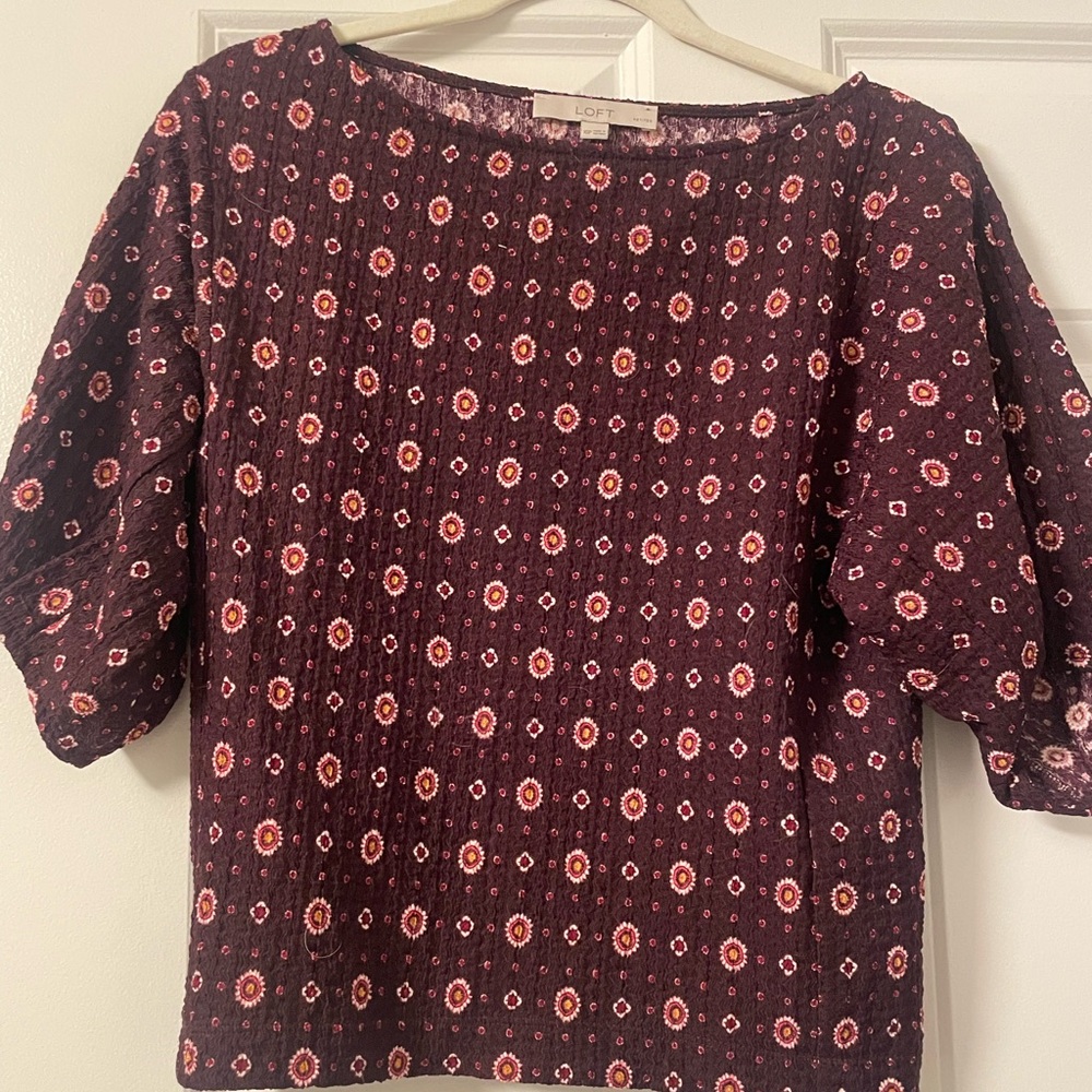 Loft Wide Sleeve Blouse